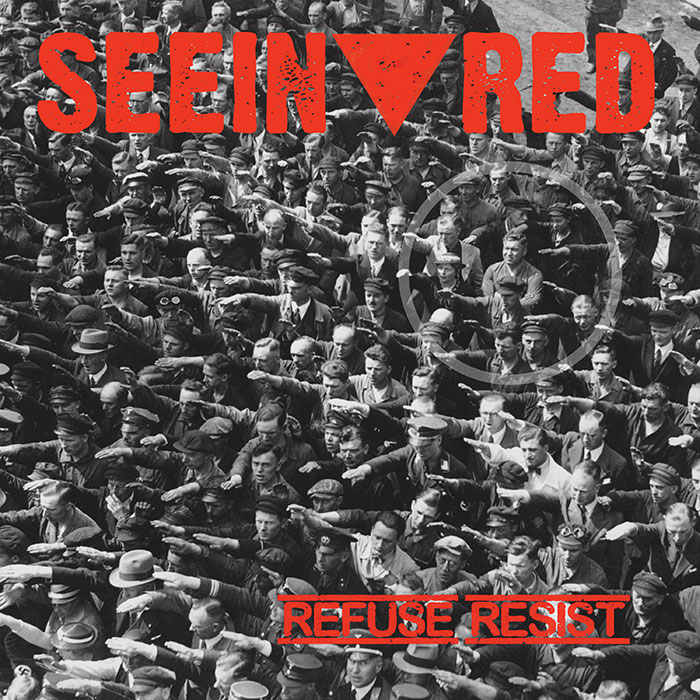 Seein' Red'Refuse Resist' Artwork