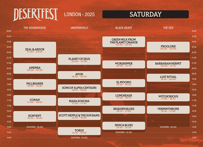 Desertfest London 2025 - Saturday