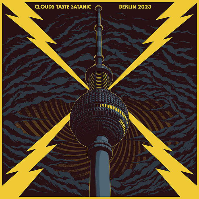 Clouds Taste Satanic'Berlin 2023' Artwork