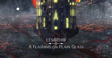 Lesotho 'A Flashing On Plain Glass' Artwork