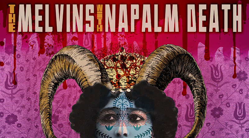 Melvins With Napalm Death 'Savage Imperial Death March' Artwork