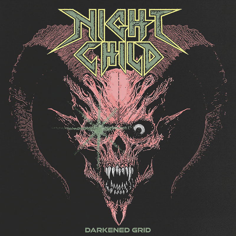 Night Child'Darkened Grid' EP Artwork
