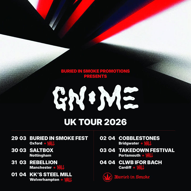Gnome UK Tour 2026 Poster
