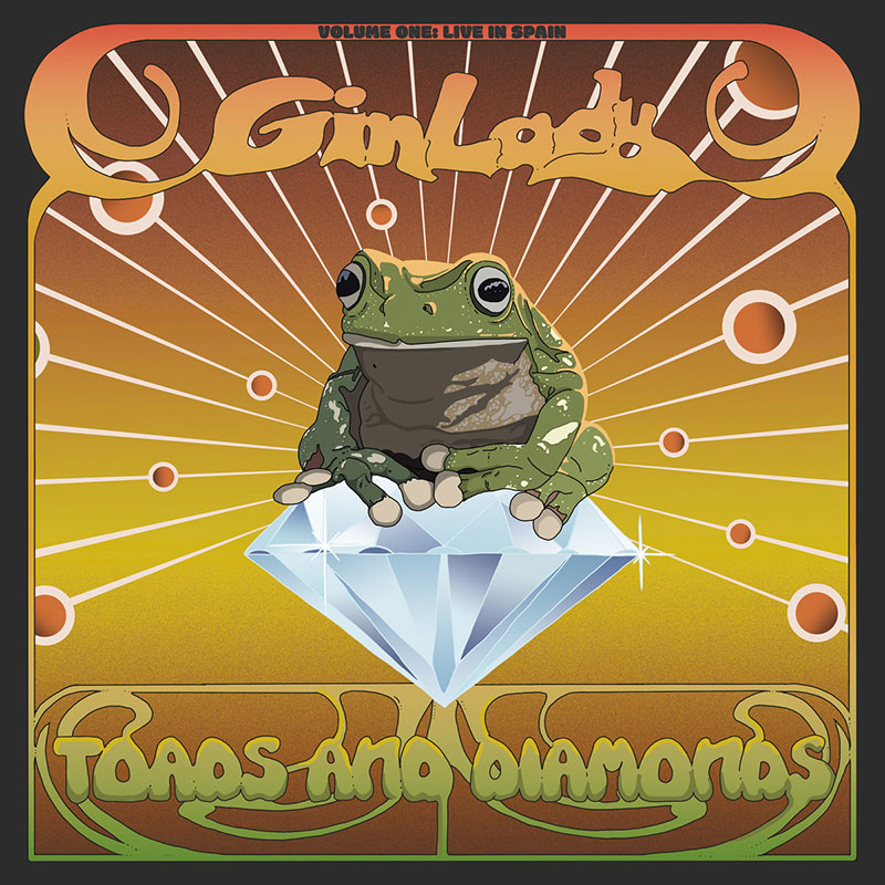 Gin Lady'Toads And Diamonds Volume One: Live In Spain' Artwork
