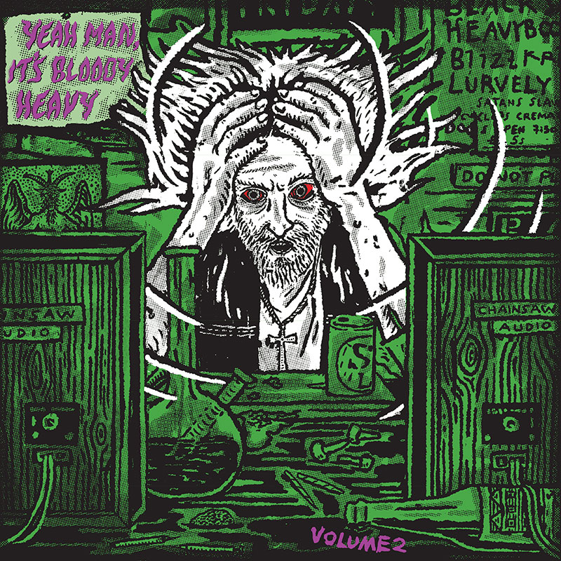 Various Artists'Yeah Man, It’s Bloody Heavy!! Volume 2' Artwork